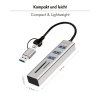 LogiLink Hub 3xUSB3.0 z czytnikiem kart pamięci